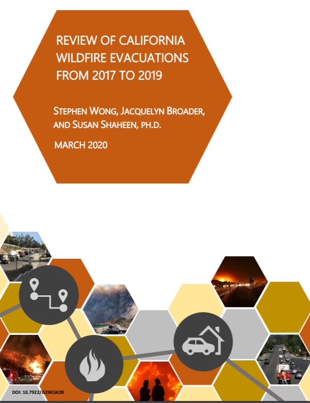 Review of California Wildfire Evacuations from 2017 to 2019